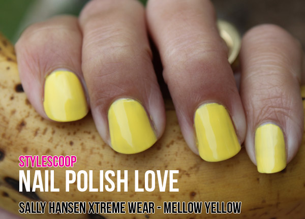 Nail Polish Love - Sally Hansen Xtreme Wear Mellow Yellow - StyleScoop |  South African Life in Style blog, since 2008