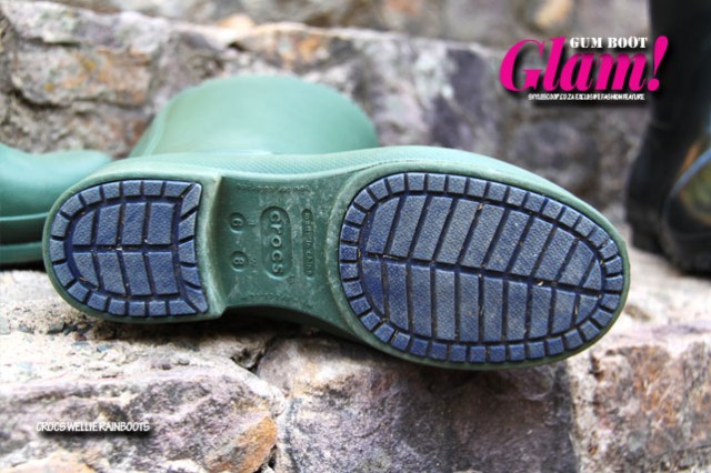 Glam Gum Boots! Crocs Forest Navy Crocs Wellies on www.stylescoop.co.za