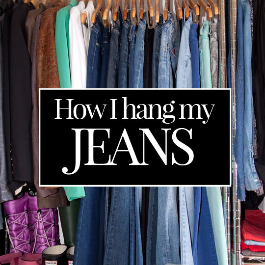 How to Hang Your Jeans