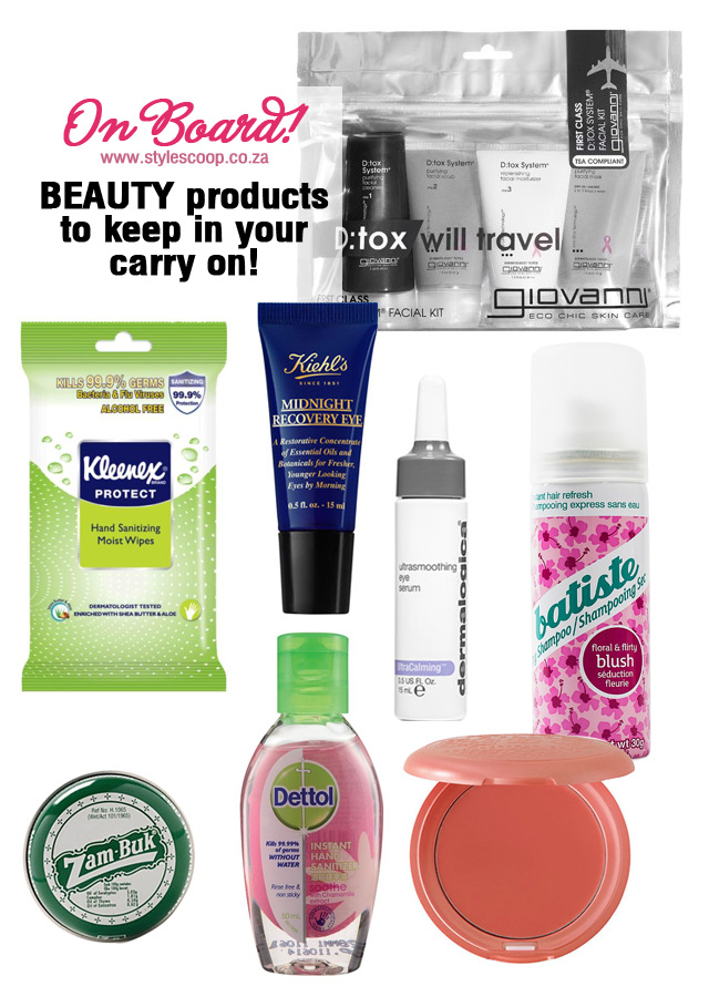On Board Beauty Travel Essentials