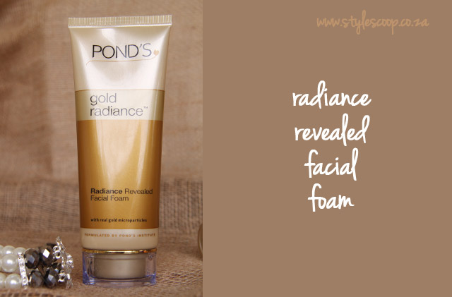 Pond's Gold Radiance - Radiance Revealed Facial Foam | Review on www.stylescoopmag.com