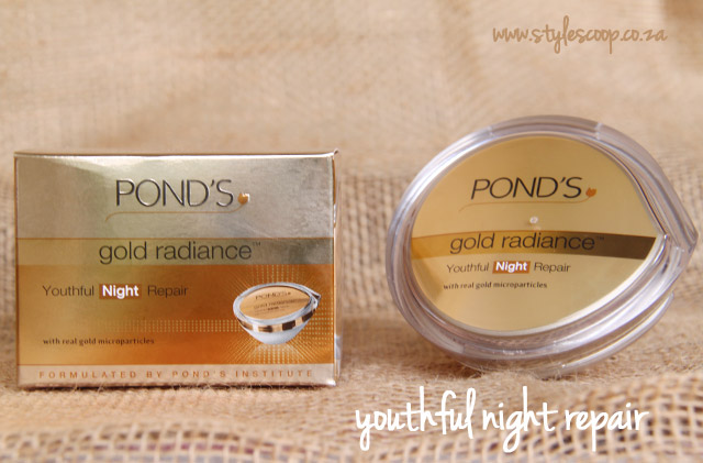 Pond's Gold Radiance - Youthful Night Repair | Review on www.stylescoopmag.com