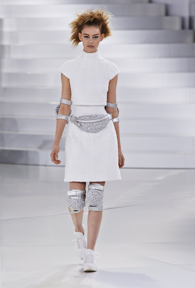 Sneakers are Haute Couture! As seen at Chanel Spring/Summer 2014 -  StyleScoop