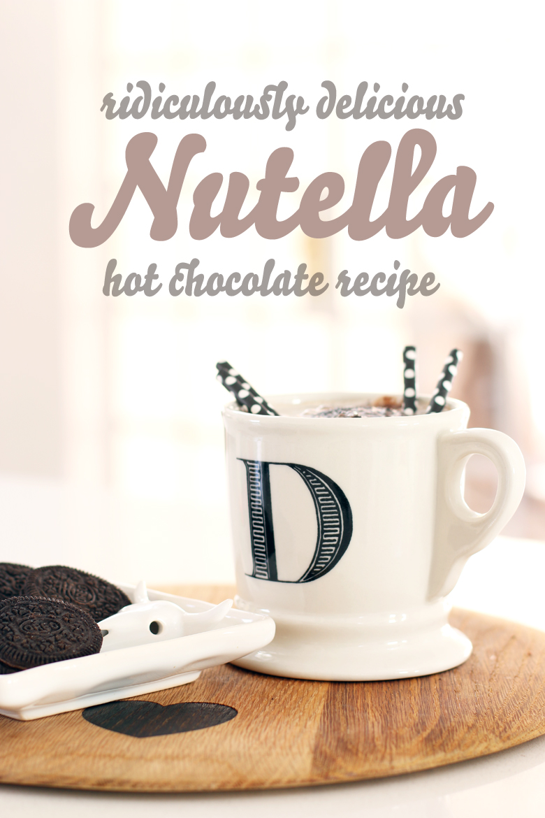 Ridiculously Delicious Nutella Hot Chocolate Recipe