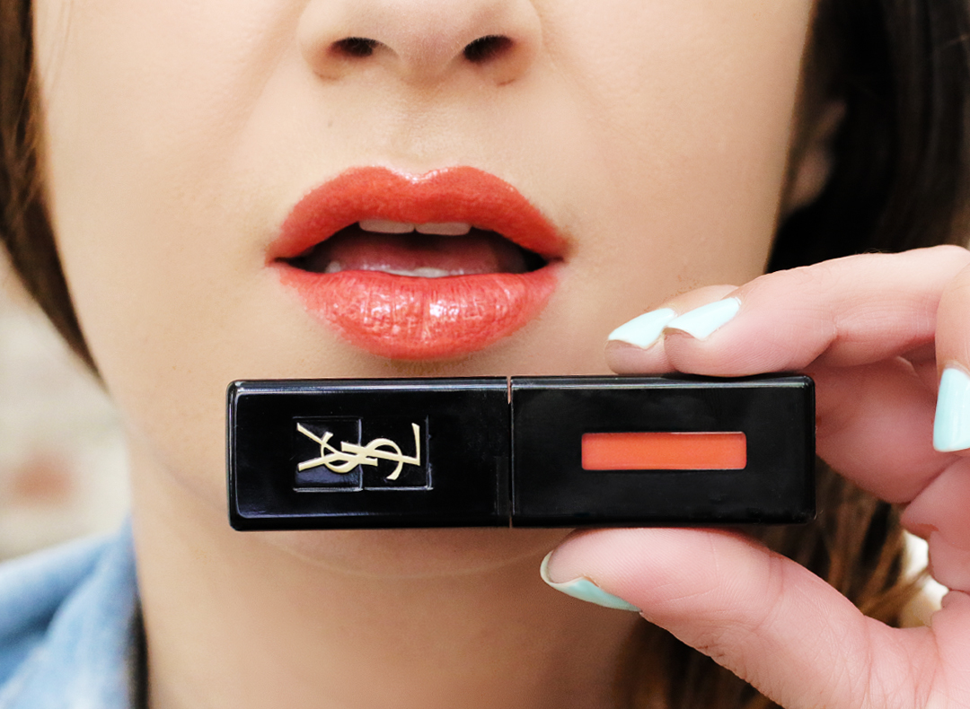 Electric Summer Vibes with YSL Vinyl Cream Lips